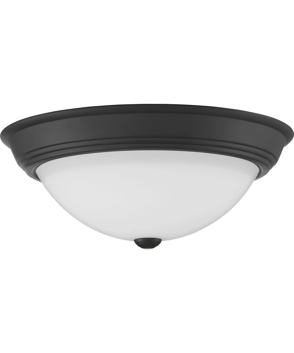 Erwin Large 3-light Flush Mount Matte Black - Image 3