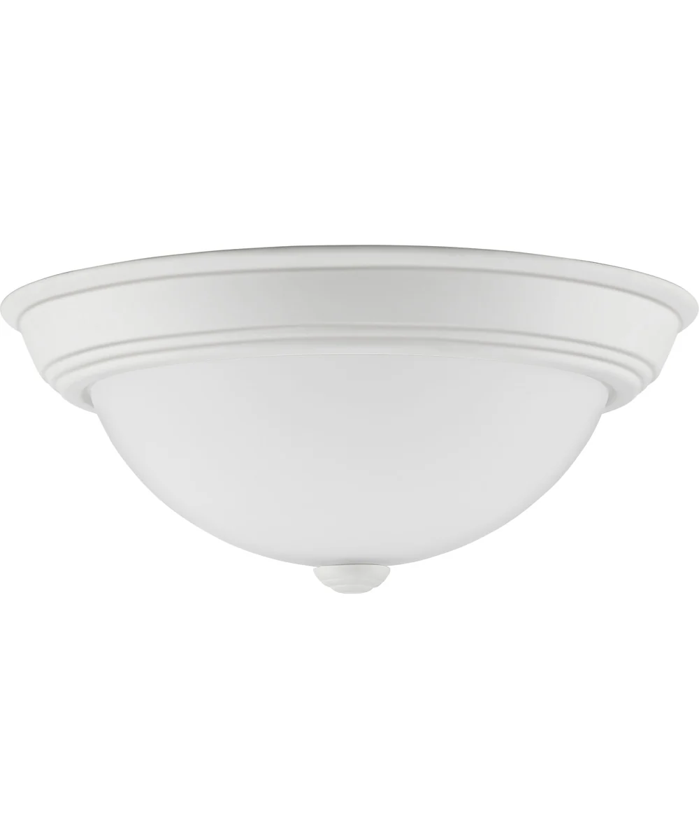 Erwin Medium 2-light Flush Mount White Lustre - Image 3