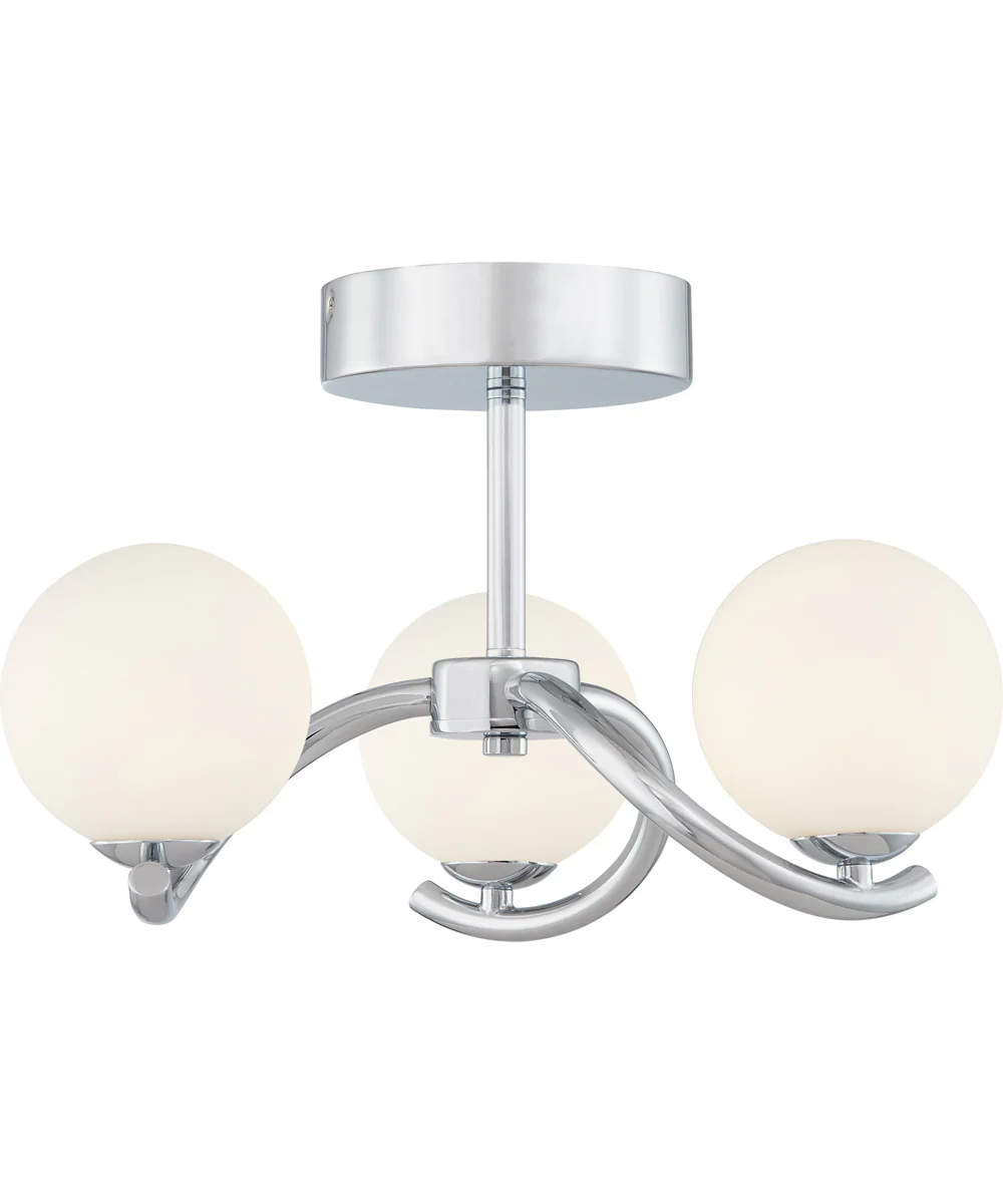 Essence 3-light Semi Flush Mount Polished Chrome - Image 2
