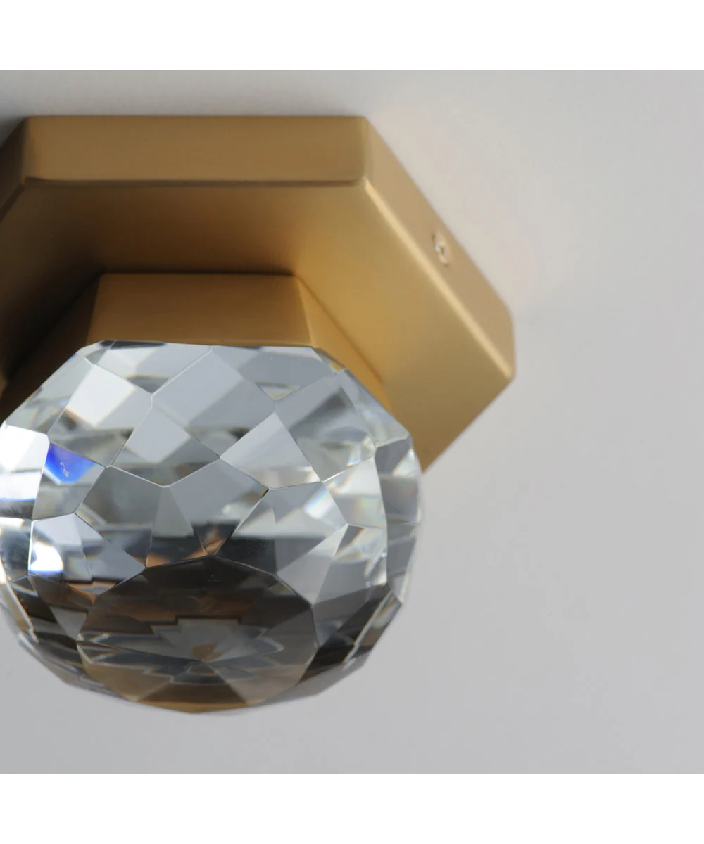 Allumettes 1-Light LED Flush Mount Gold - Image 5