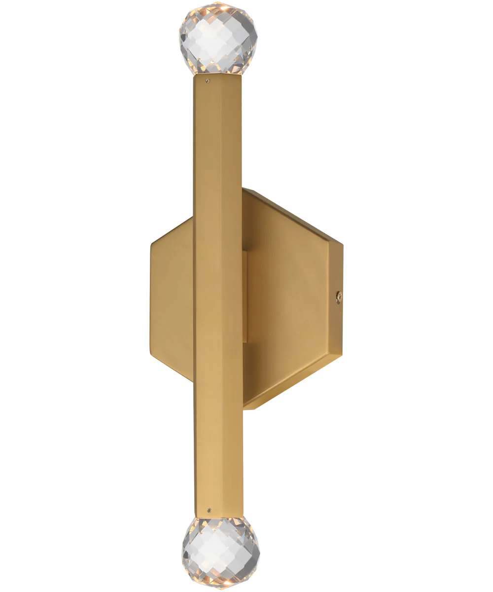 Allumettes 2-Light LED Wall Sconce Gold