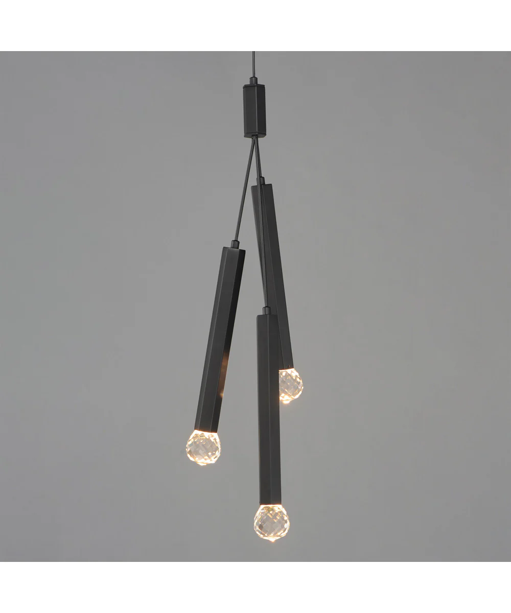 Allumettes 3-Light LED Pendant Black - Image 3