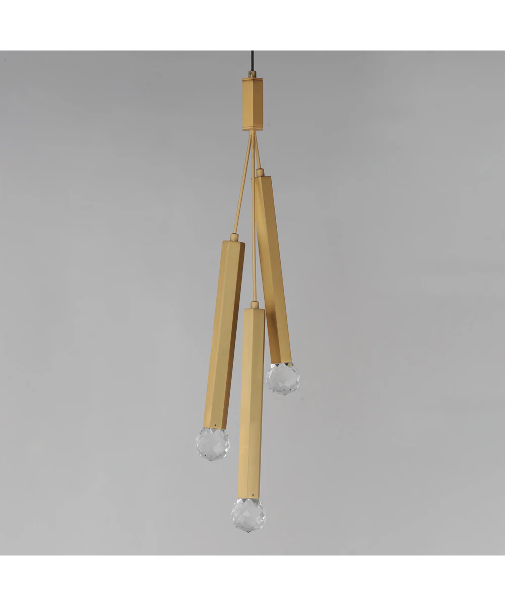 Allumettes 3-Light LED Pendant Gold - Image 3