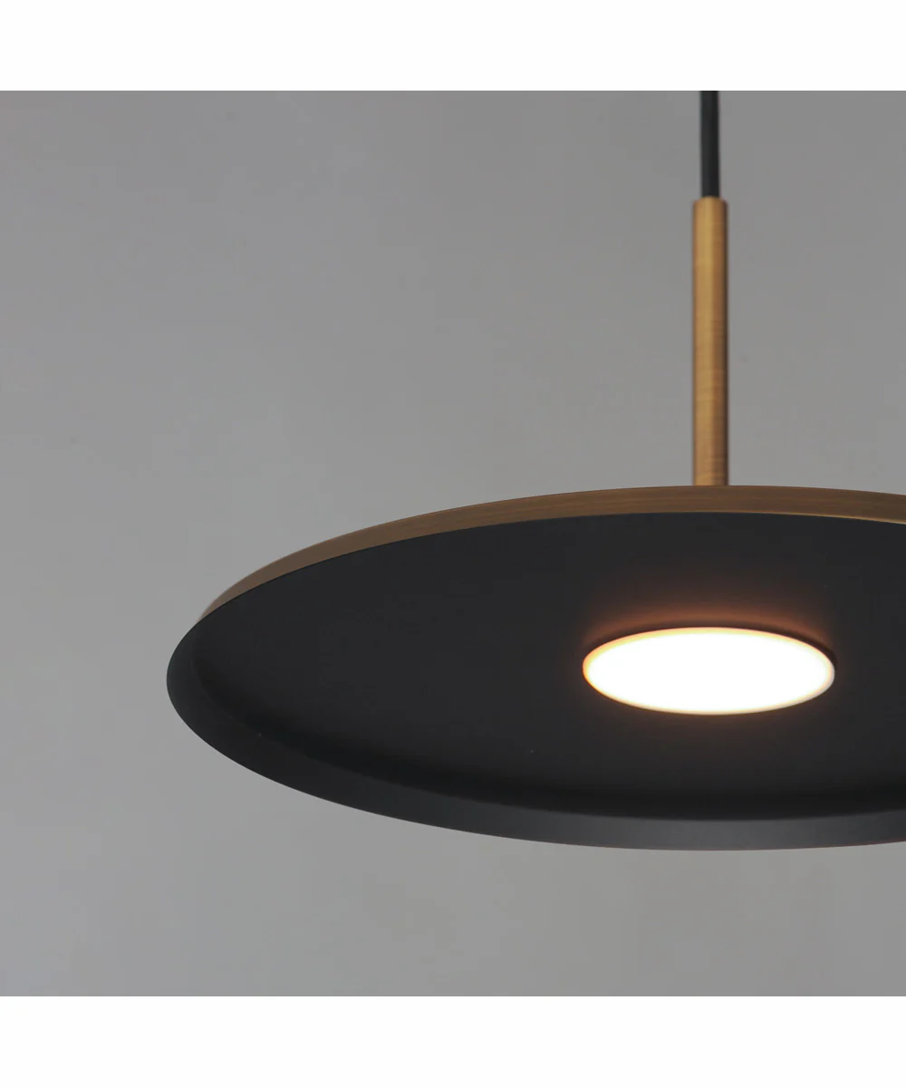 Berliner 14 inch LED Pendant Antique Brass - Image 4