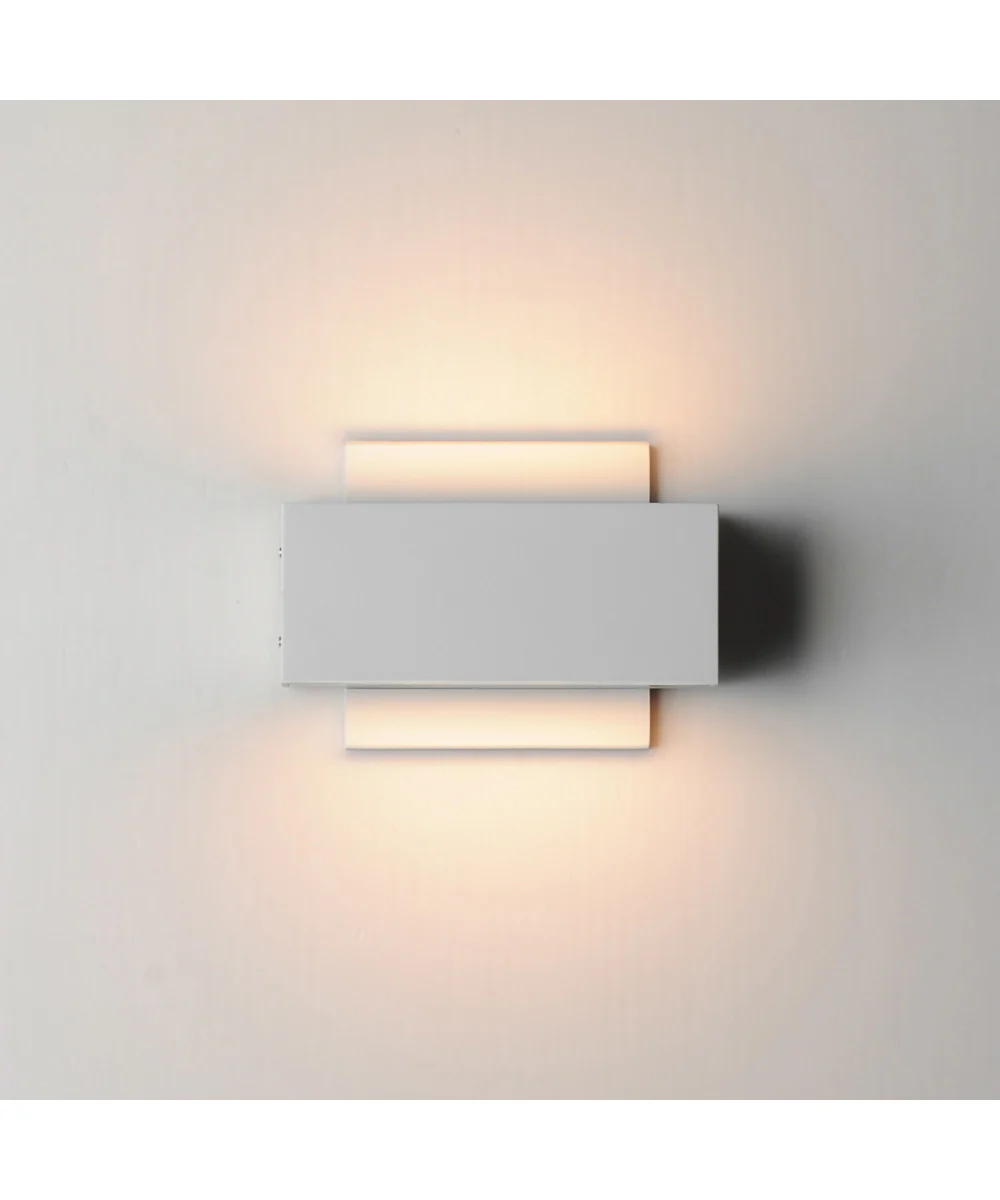 Blok 6.75 inch LED Outdoor Wall Sconce White - Image 4