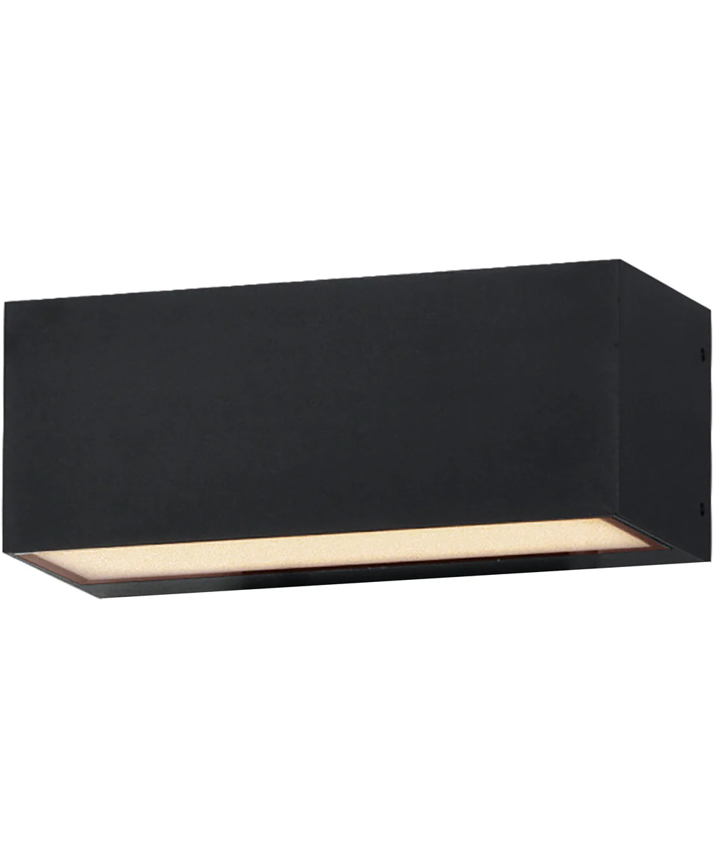 Blok 9 inch Outdoor Wall Sconce Black - Image 2