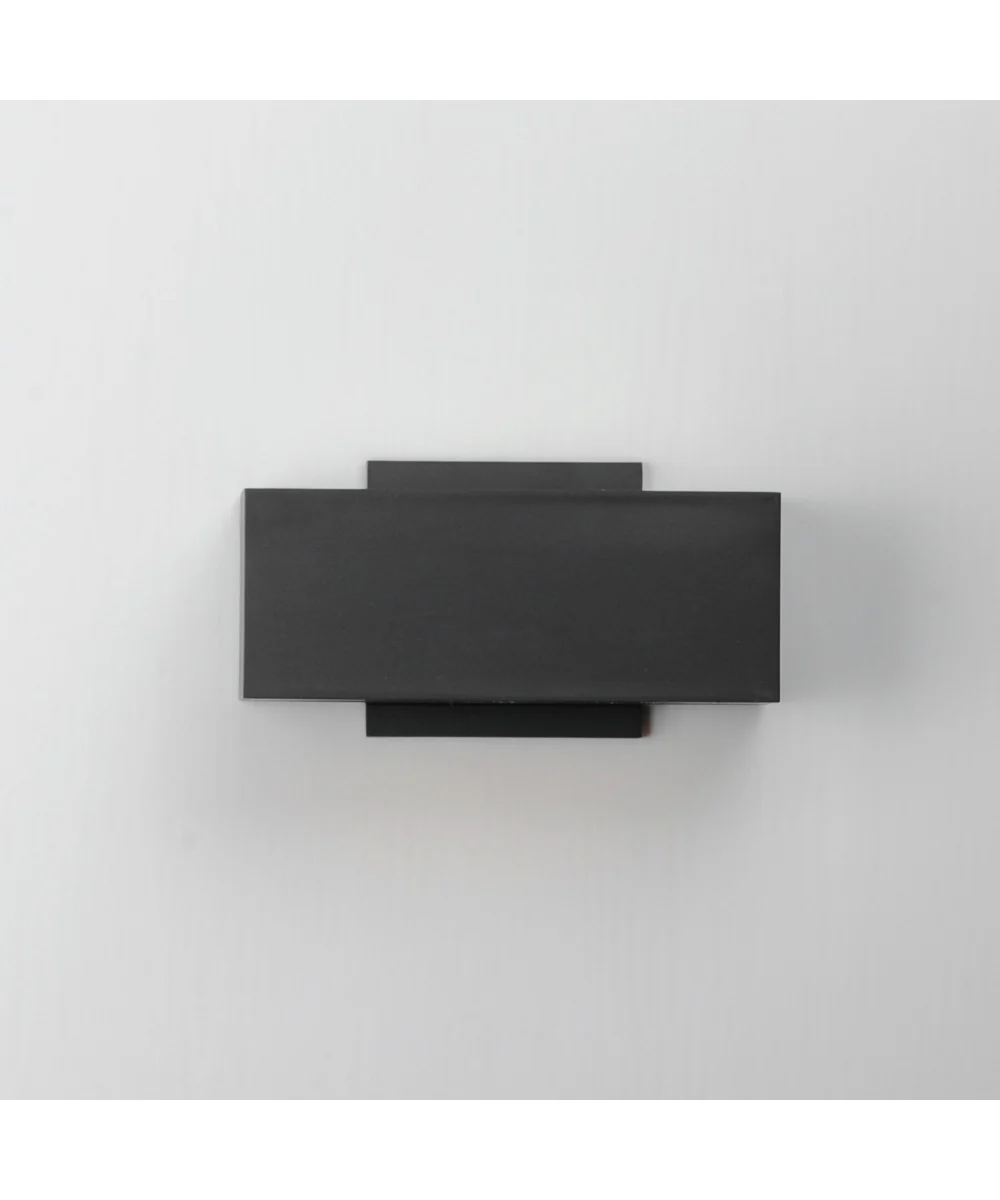 Blok 9 inch Outdoor Wall Sconce Black - Image 3