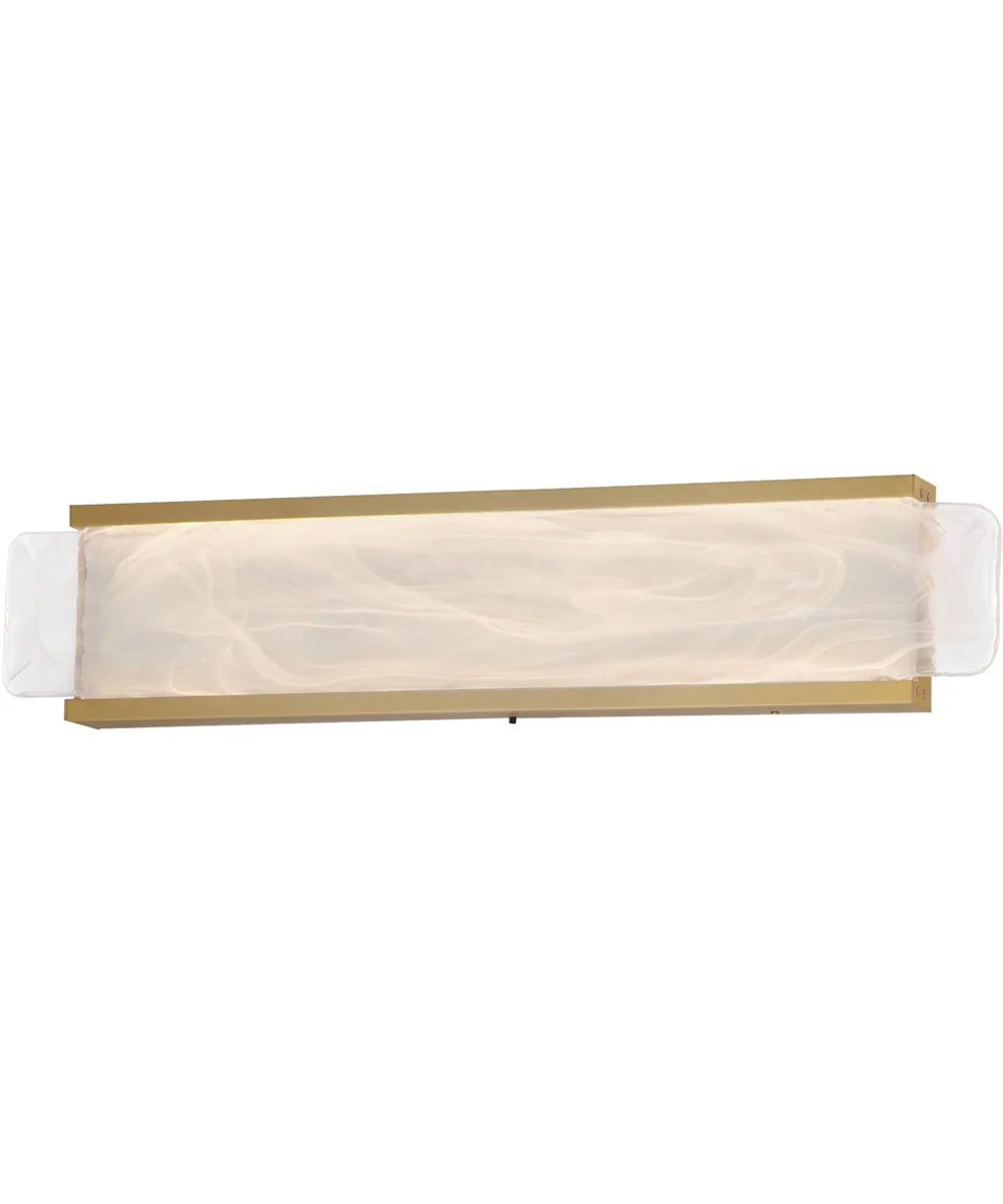 Celine 24 inch LED Bath Vanity Natural Aged Brass
