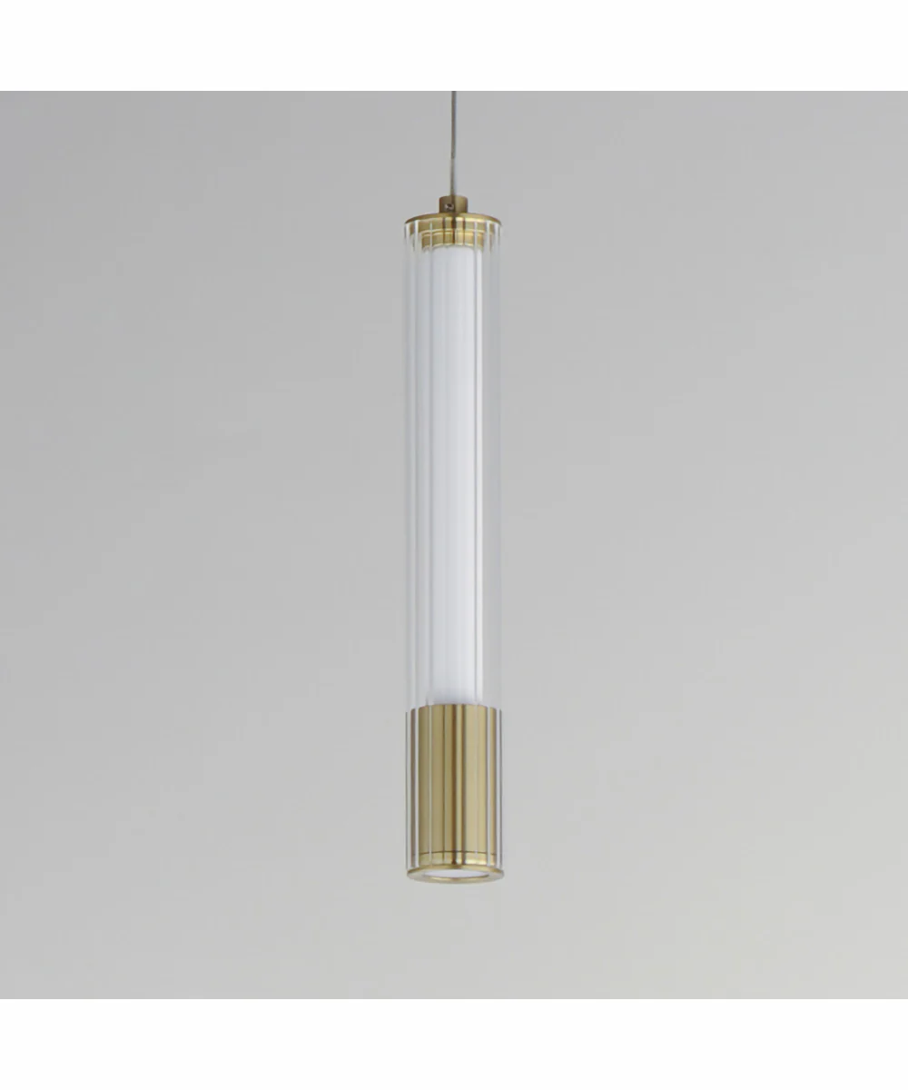 Cortex 10 inch LED Pendant Natural Aged Brass - Image 2