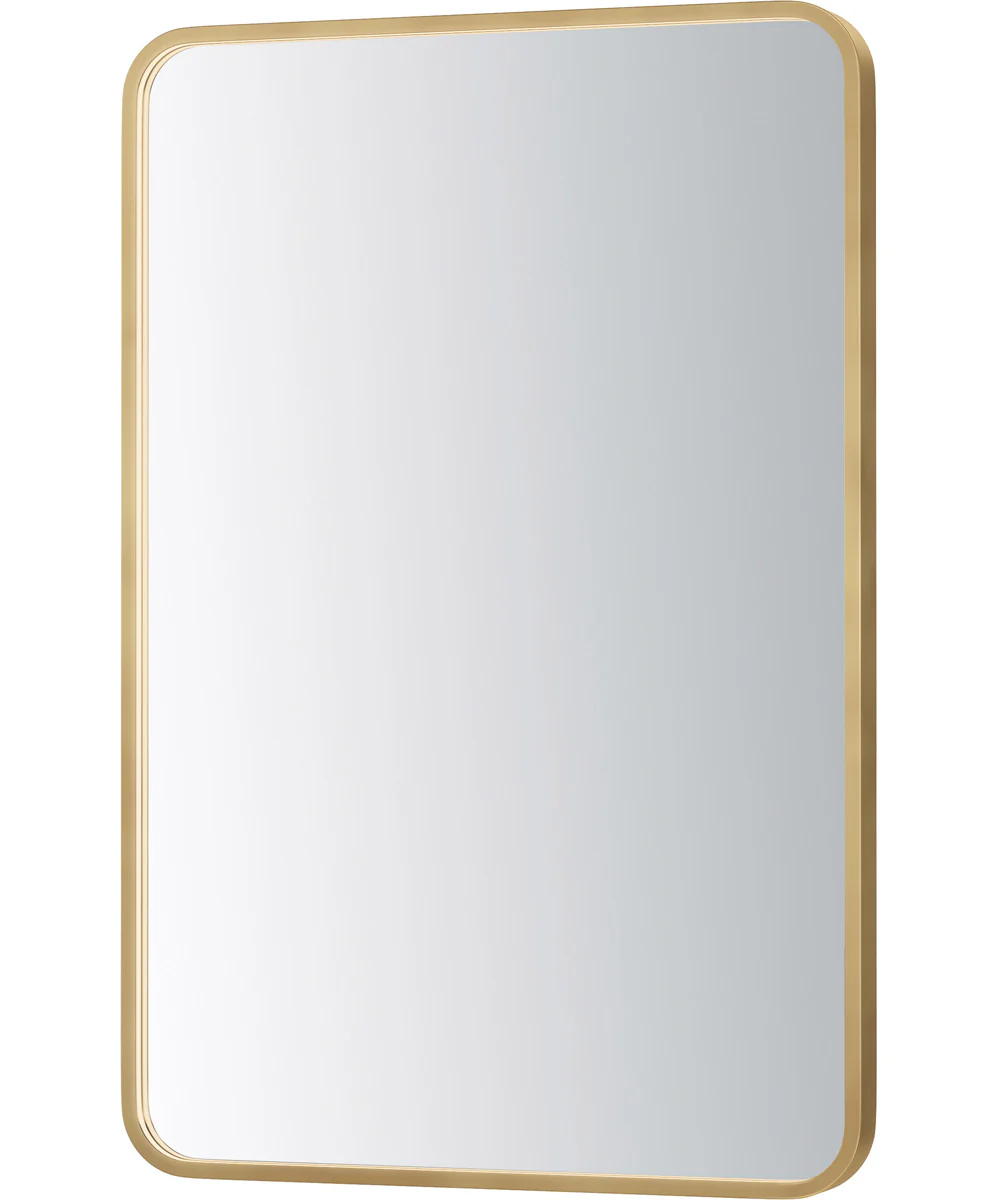 Elisse 24''X36'' Rectangle LED Mirror Gold