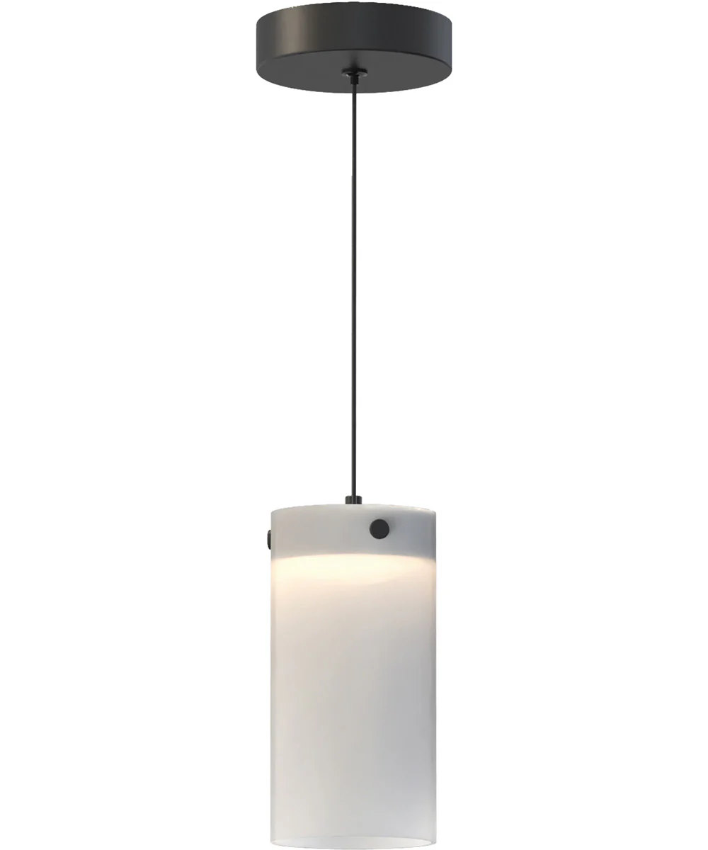 Highball Frosted LED Mini Pendant Black