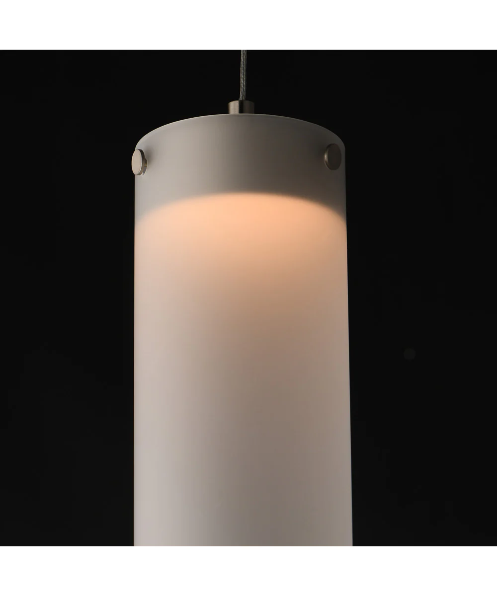 Highball Frosted LED Pendant Satin Nickel - Image 5