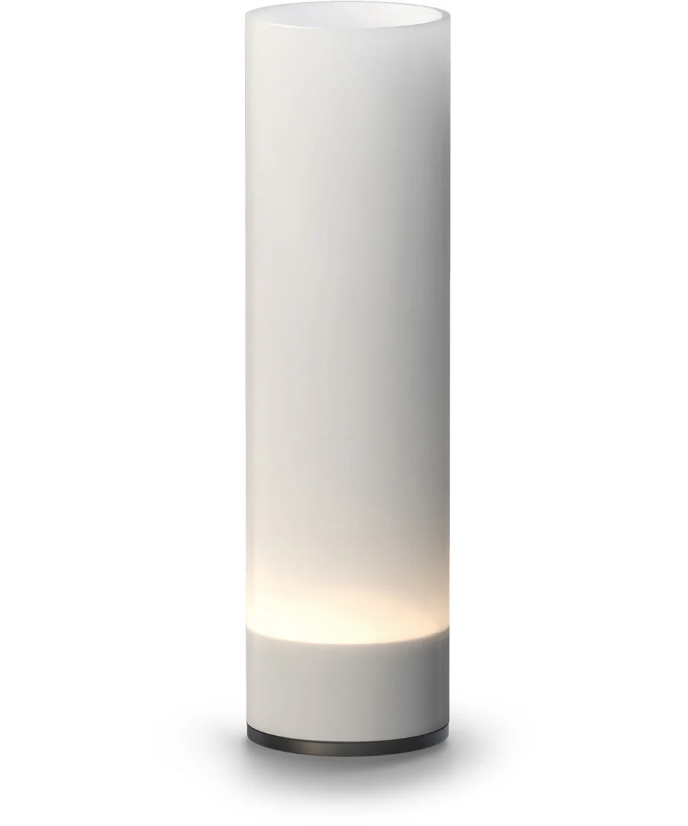 Highball Frosted LED Table Lamp Black