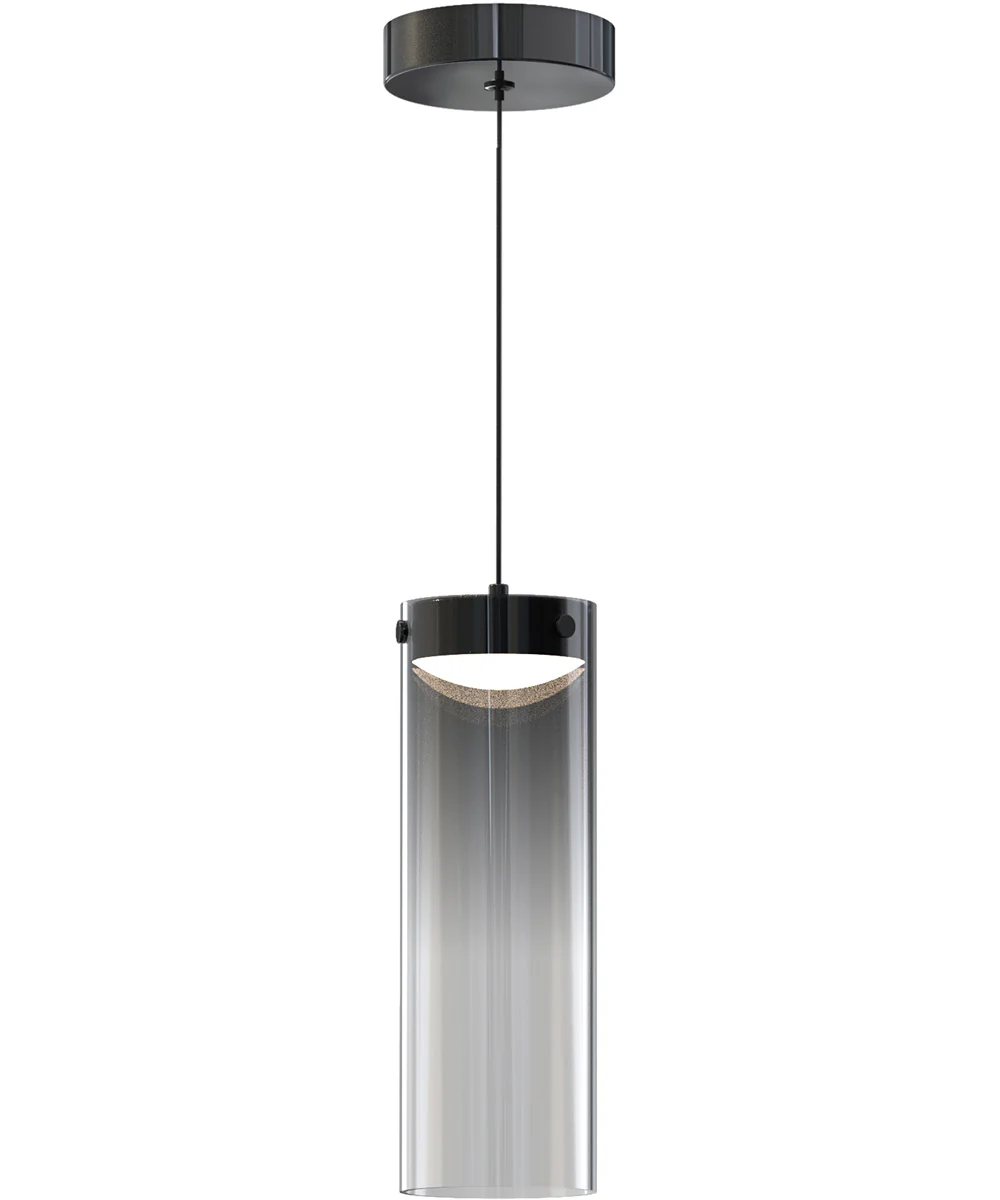 Highball Smoke LED Single Pendant Gunmetal