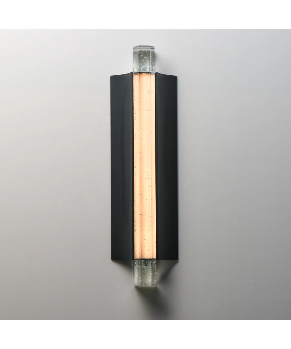 Hyperion Outdoor 18 inch LED Outdoor Wall Sconce Black - Image 3
