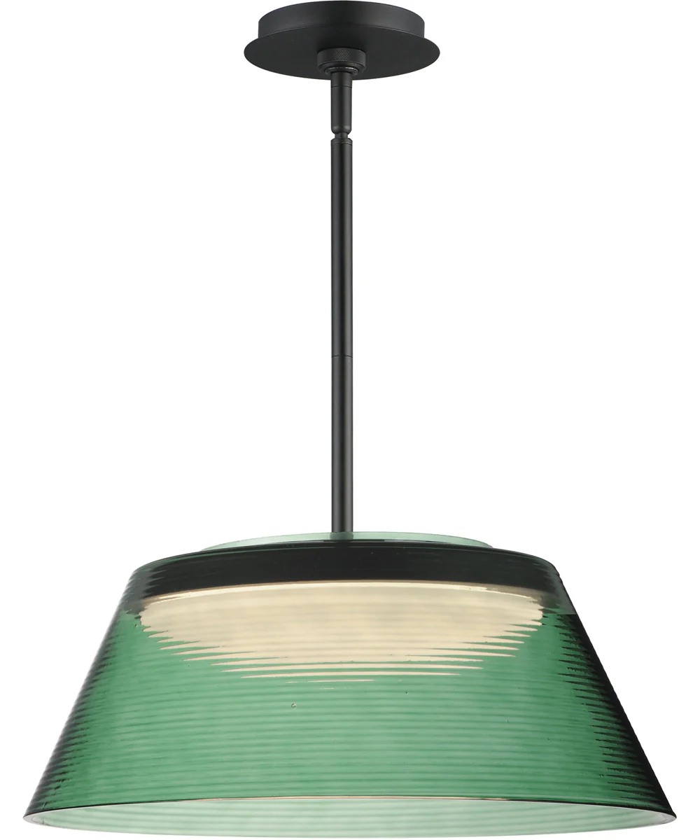 Jensen 18 inch LED Pendant Black