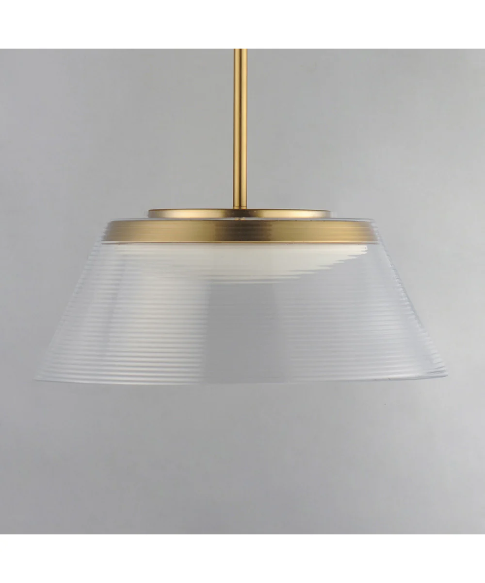 Jensen 18 inch LED Pendant Satin Brass - Image 2