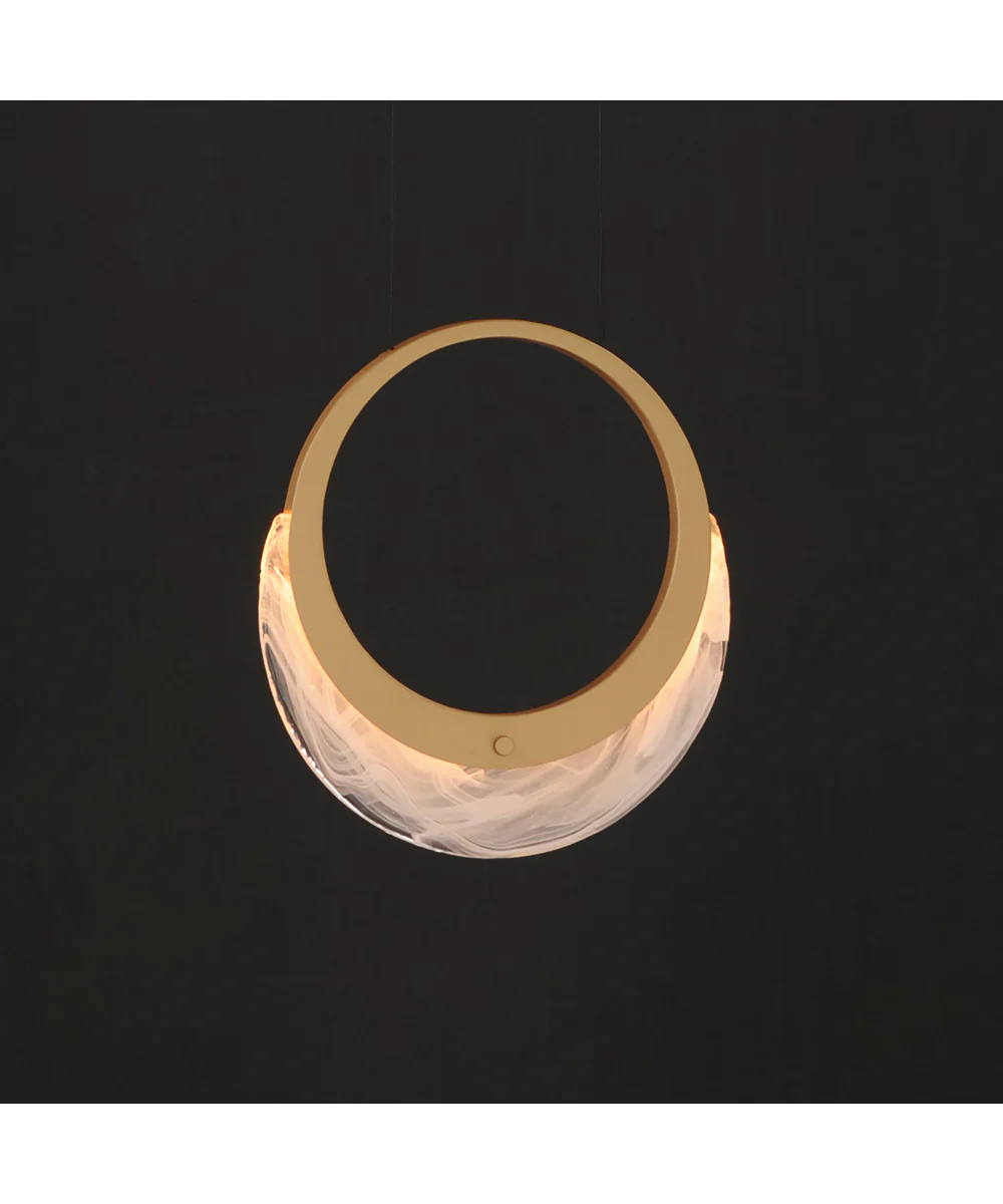Lyra 1-Light LED Pendant Gold - Image 2