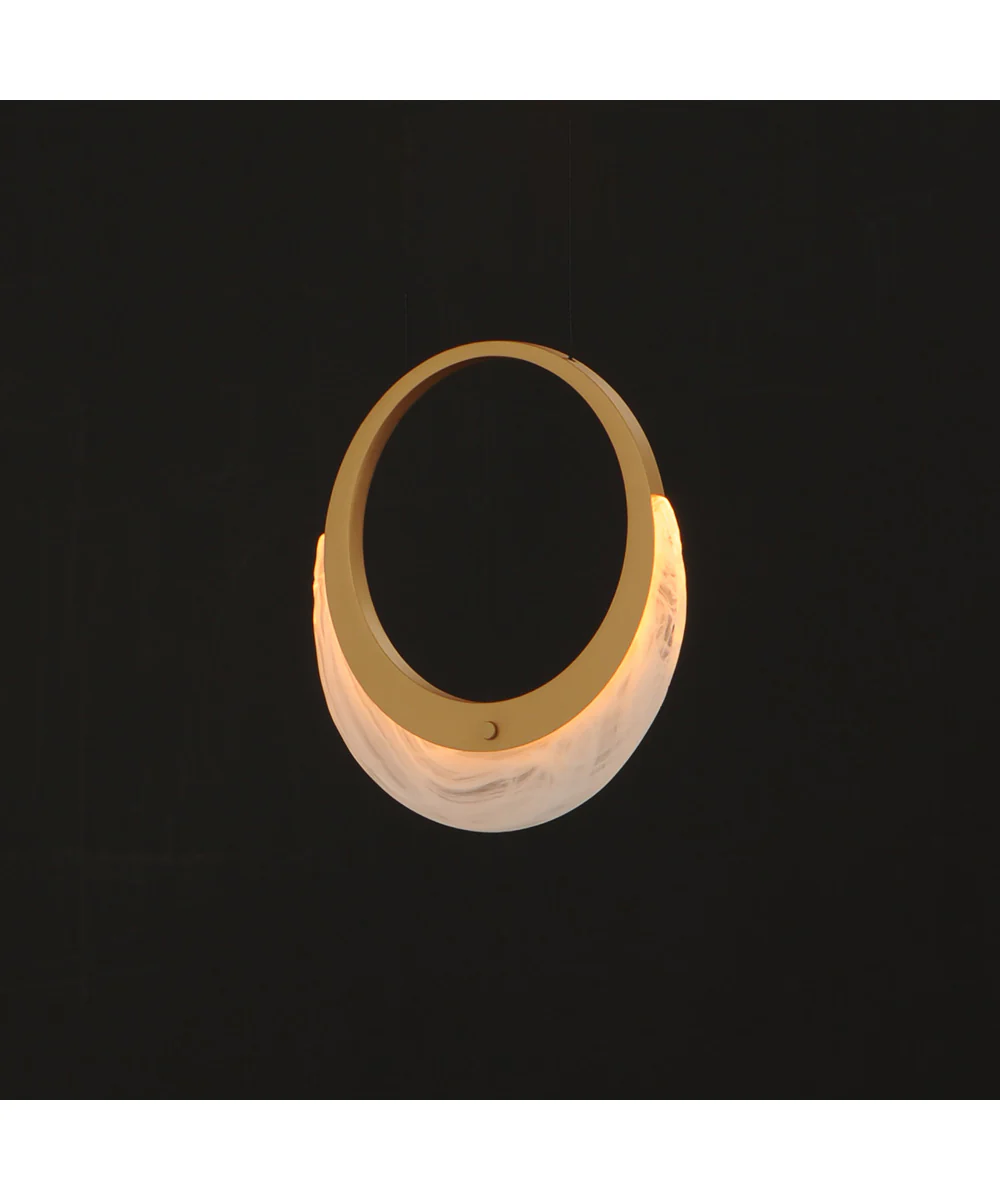 Lyra 1-Light LED Pendant Gold - Image 6