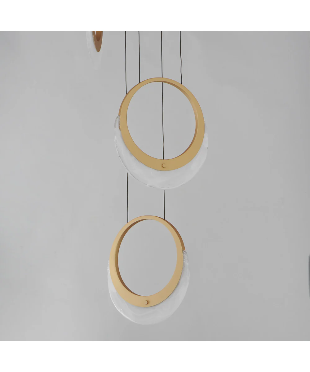 Lyra 3-Light LED Pendant Gold - Image 5