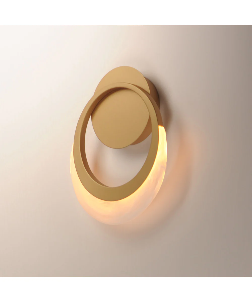 Lyra LED Wall Sconce Gold - Image 5