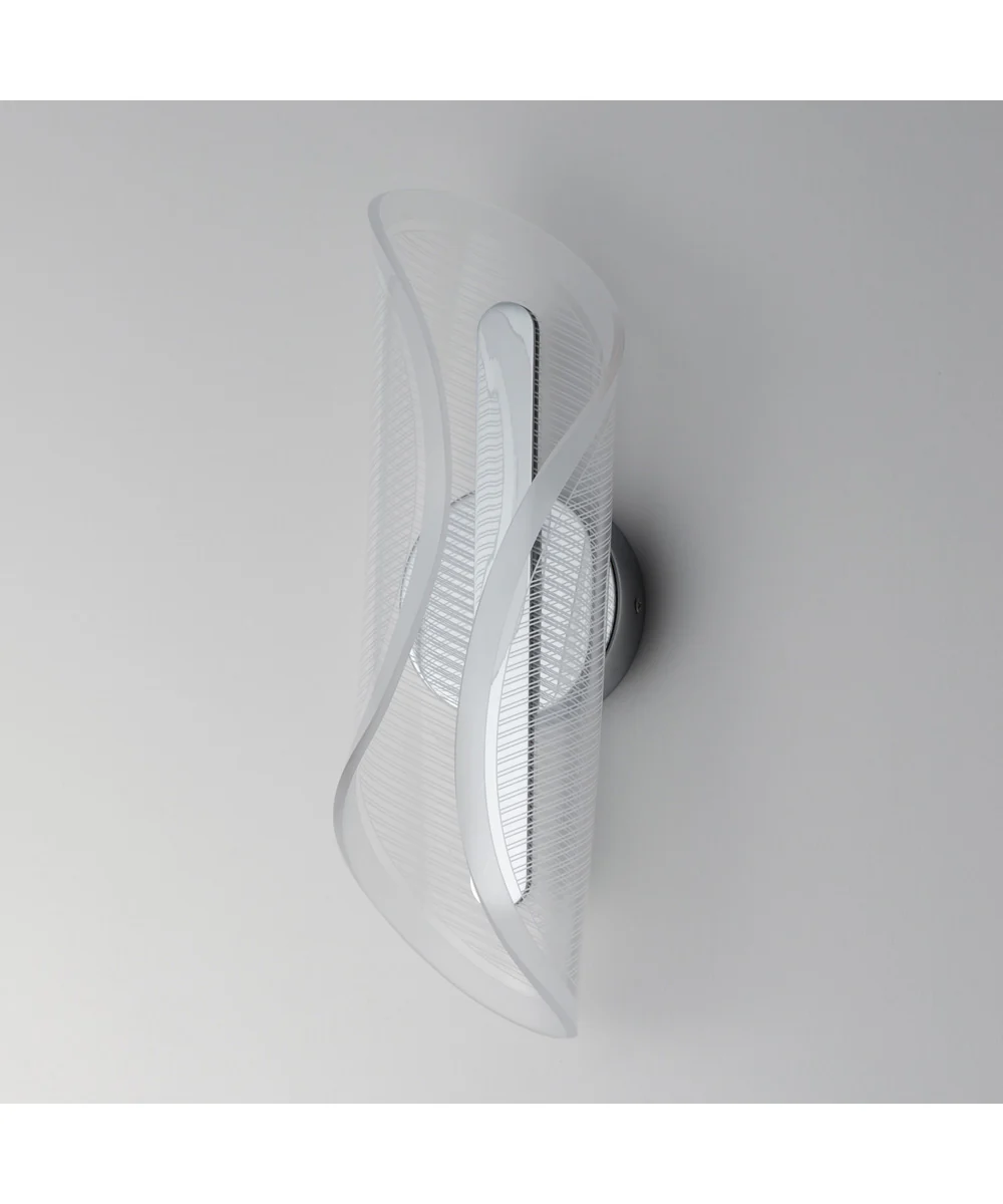Manta 17 inch LED Wall Sconce Polished Chrome - Image 5