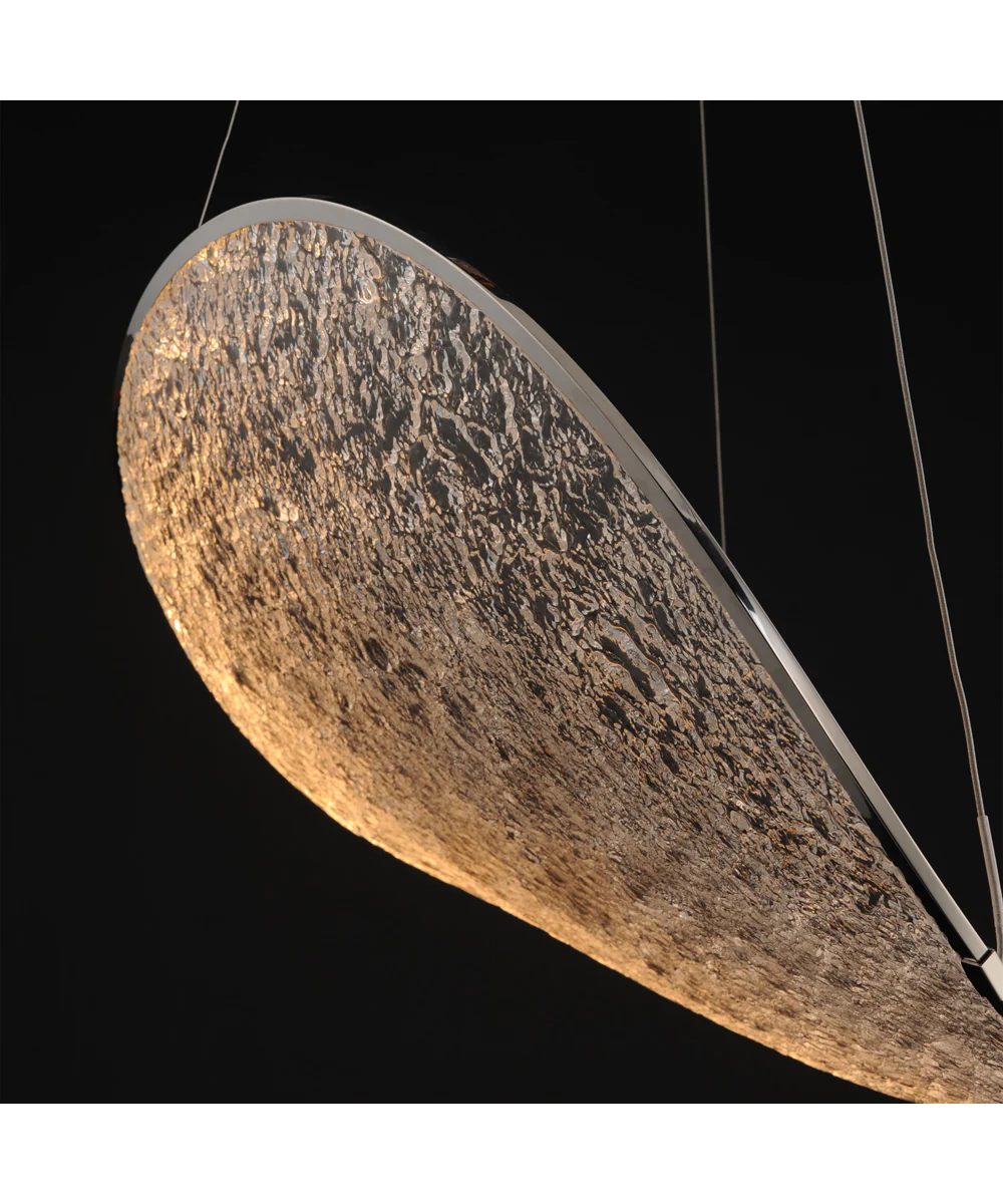 Moonscapes Single LED Pendant Polished Chrome - Image 5