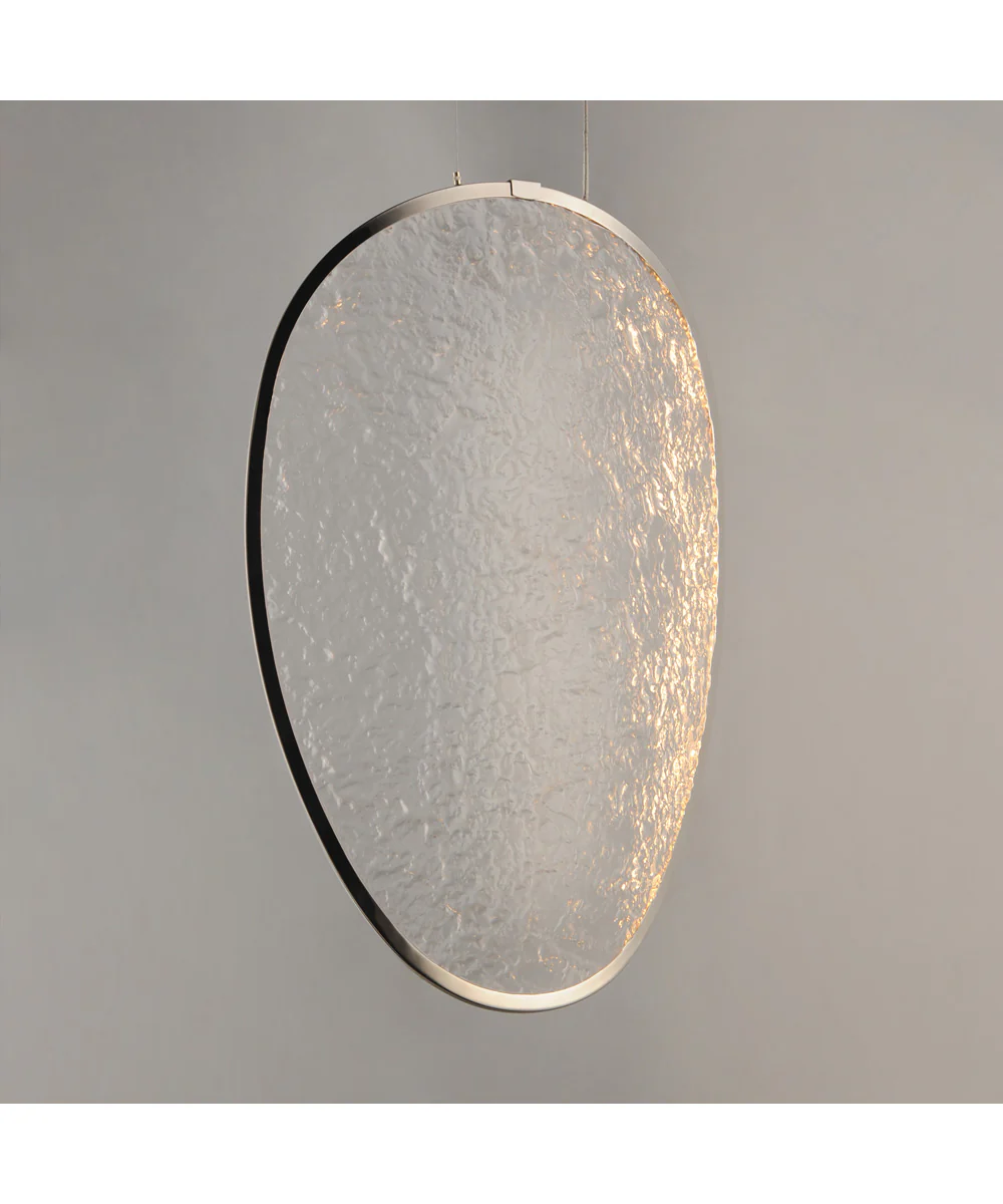 Moonscapes Single LED Pendant Polished Chrome - Image 4