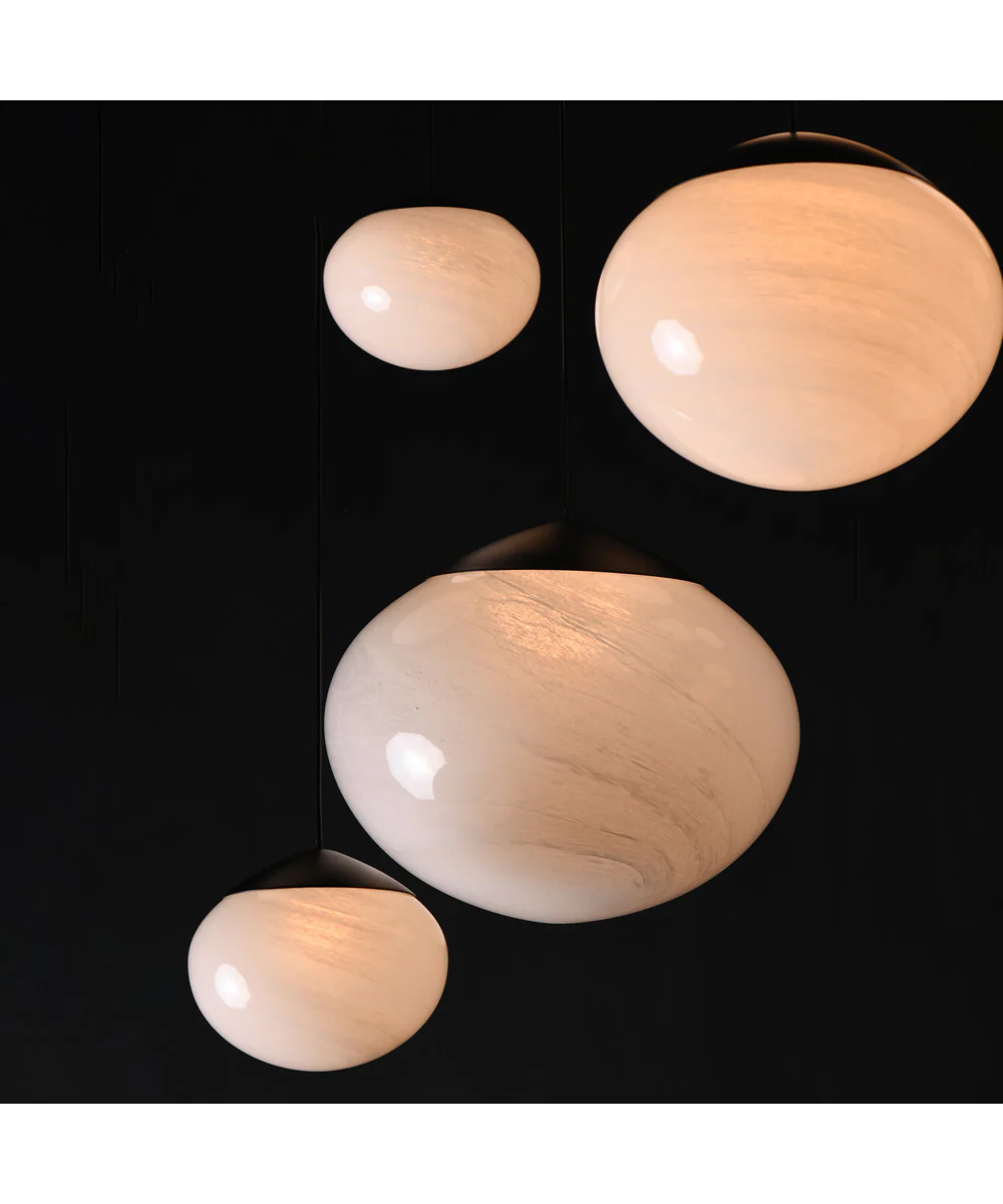 Nimbus LED 5-Light Pendant Black - Image 4
