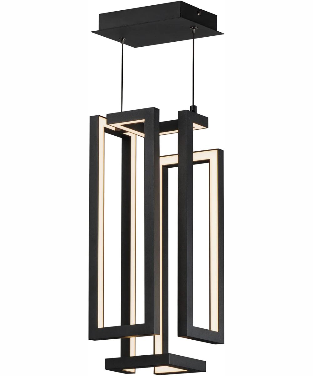 Penrose 18 inch LED Pendant Black