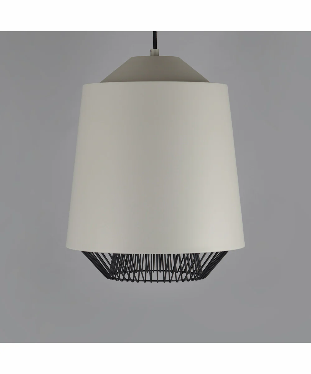 Phoenix 16 inch LED Pendant Gray / Black - Image 2