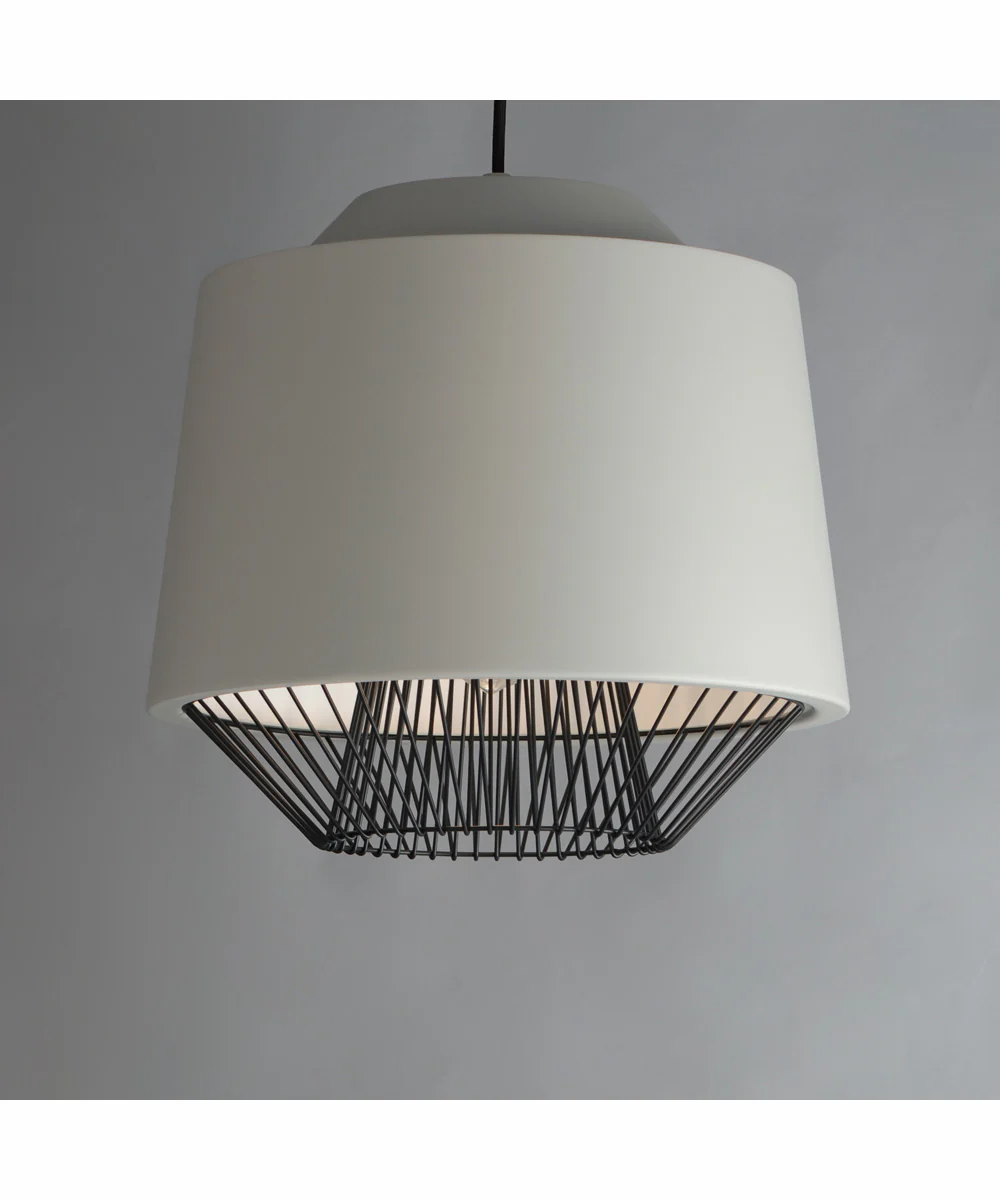 Phoenix 18.5 inch LED Pendant Gray / Black - Image 3