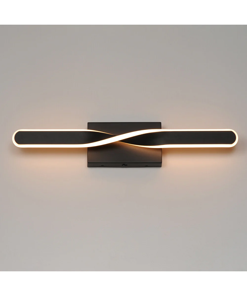 Pirouette 24 inch LED Bath Vanity 5CCT Black - Image 3