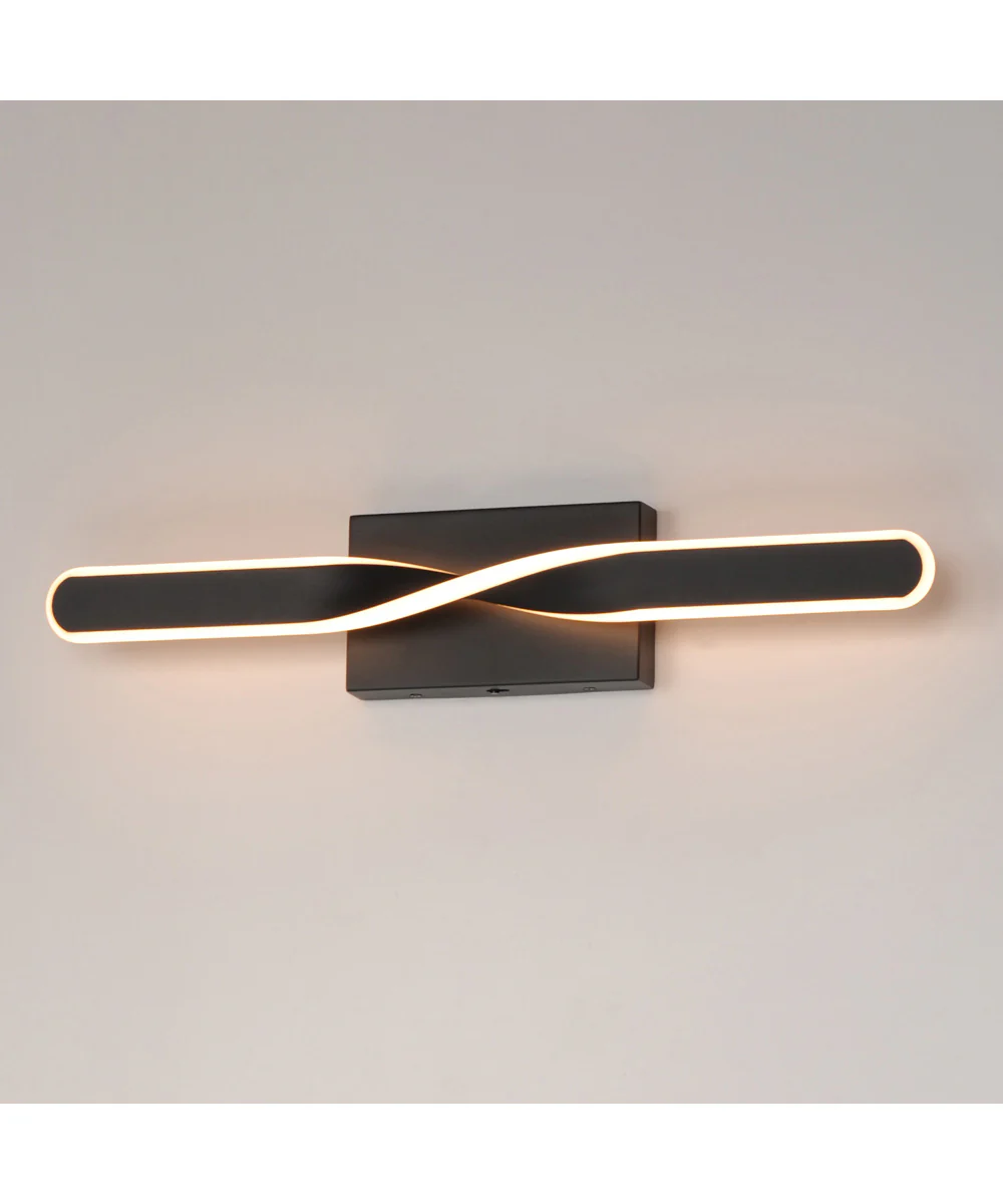 Pirouette 24 inch LED Bath Vanity 5CCT Black - Image 5