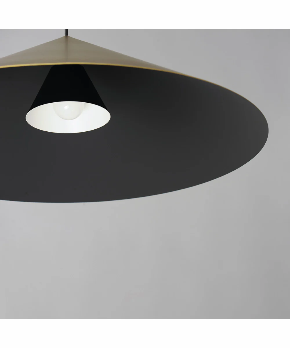 Pitch 30 inch LED Pendant Antique Brass - Image 4