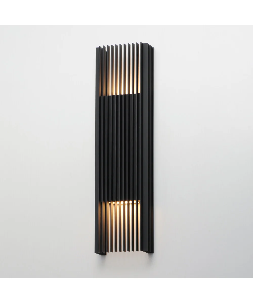Rampart XL LED Outdoor Wall Sconce Black - Image 5