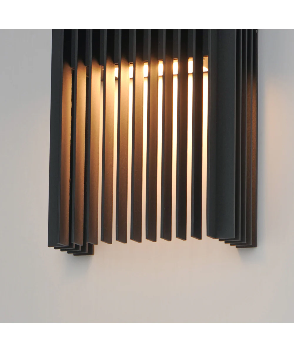 Rampart XL LED Outdoor Wall Sconce Black - Image 6