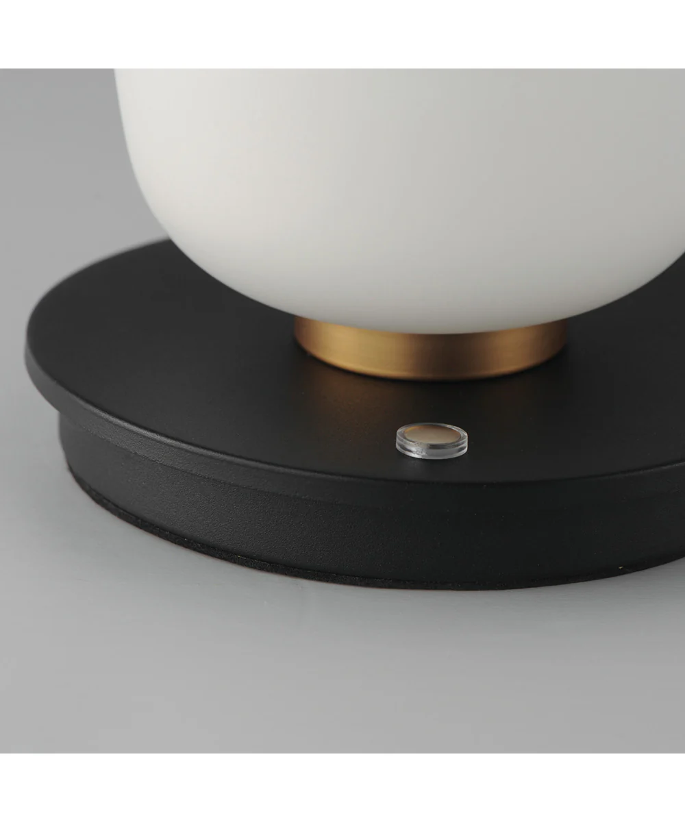 Soji Double Stack Portable Lamp Black / Gold - Image 5