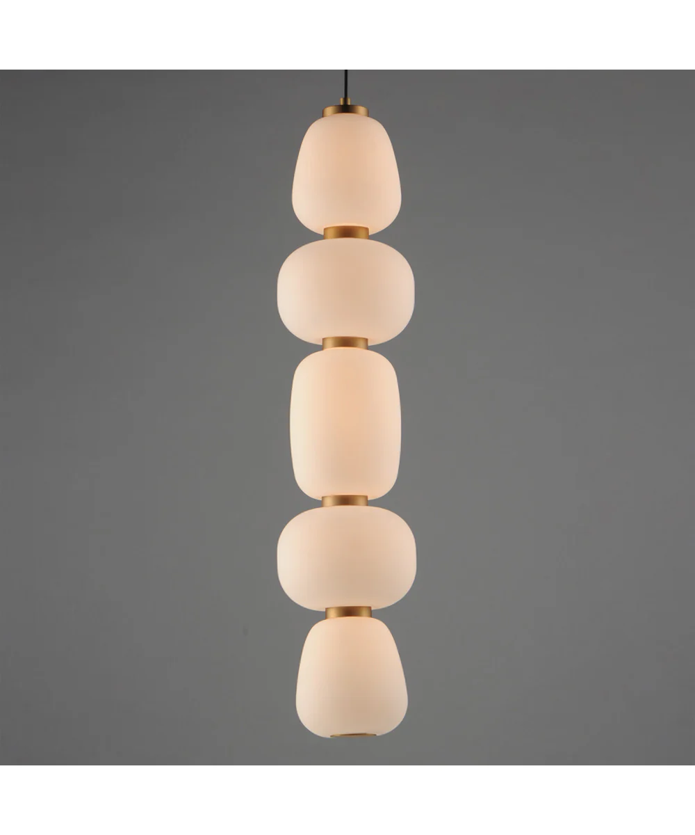 Soji Single LED Pendant Black / Gold - Image 2