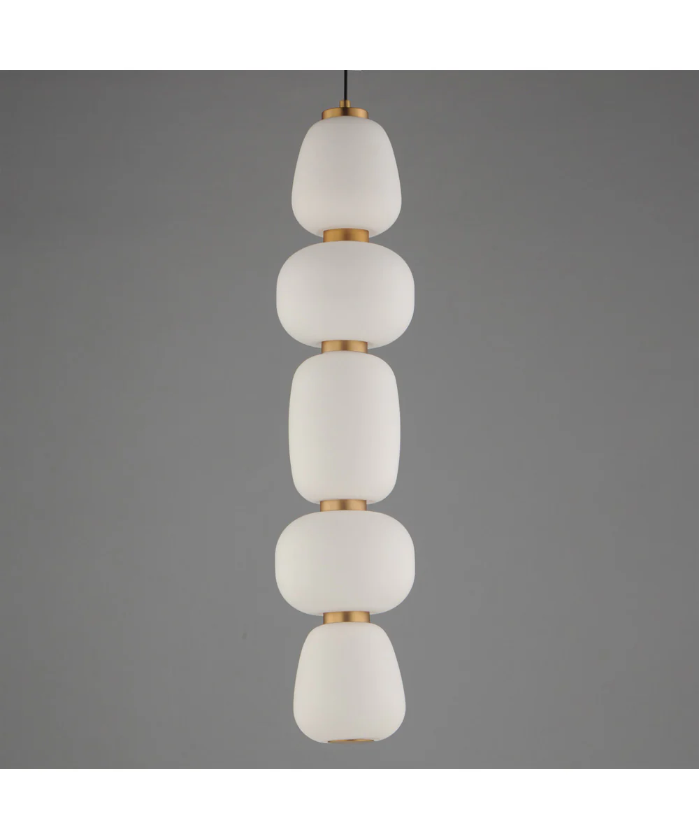Soji Single LED Pendant Black / Gold - Image 3