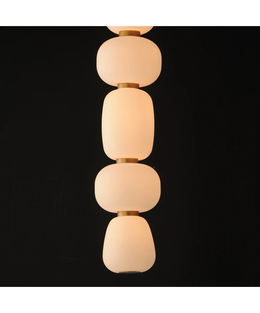 Soji Single LED Pendant Black / Gold - Image 5