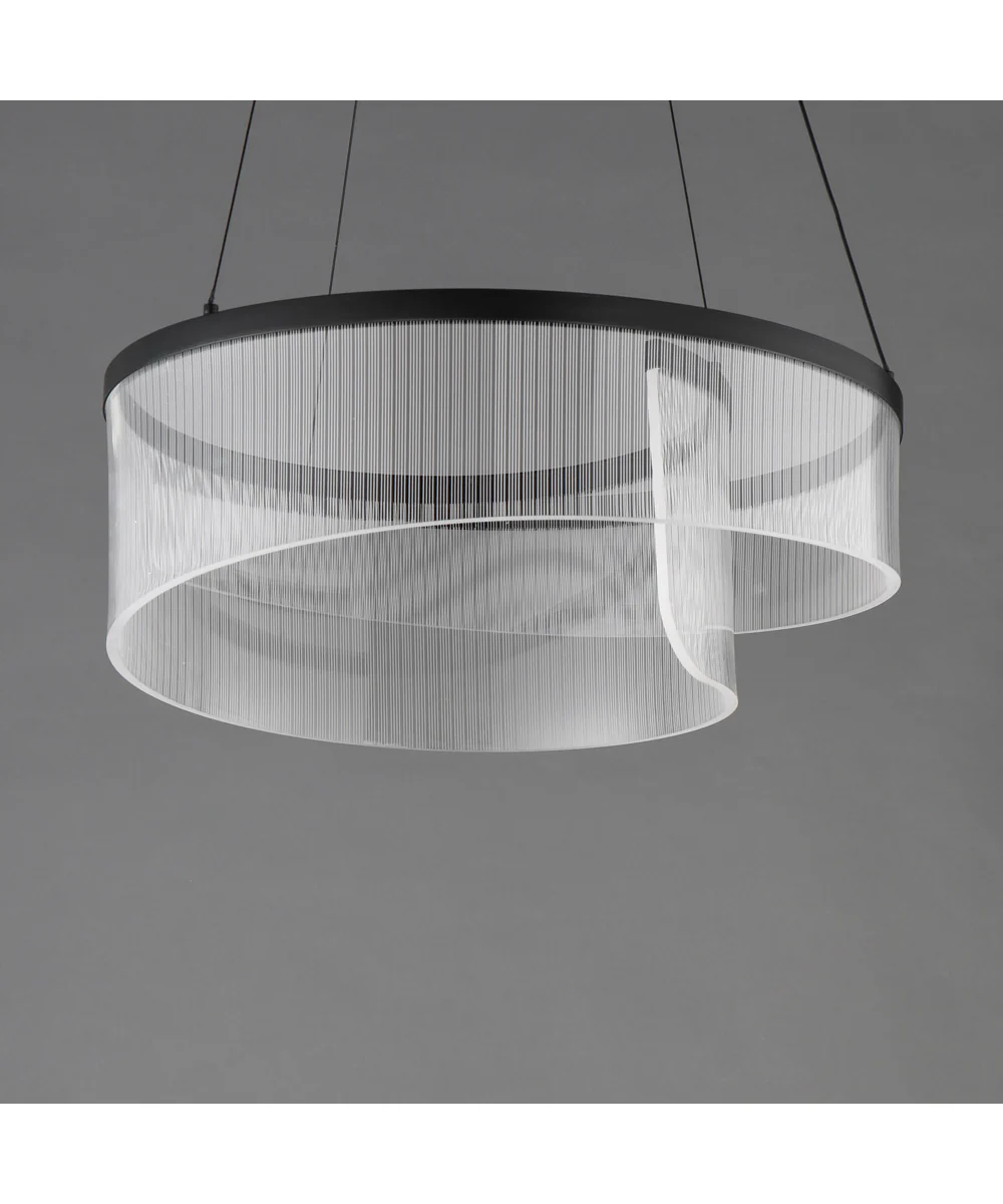 Sonata 24 inch LED Pendant Black - Image 3