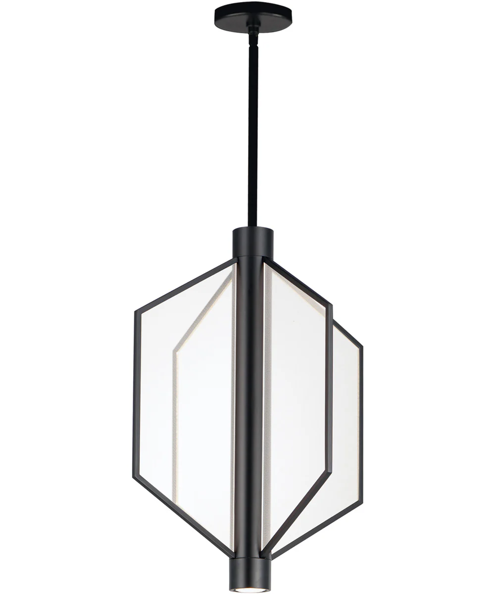 Telstar Medium LED Pendant Black