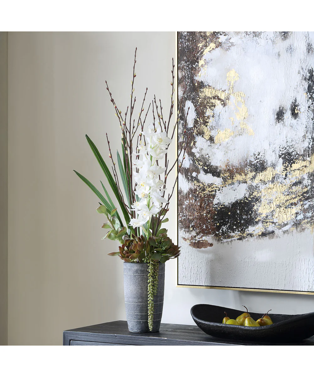 Eterna Orchid Centerpiece & Vase - Image 3