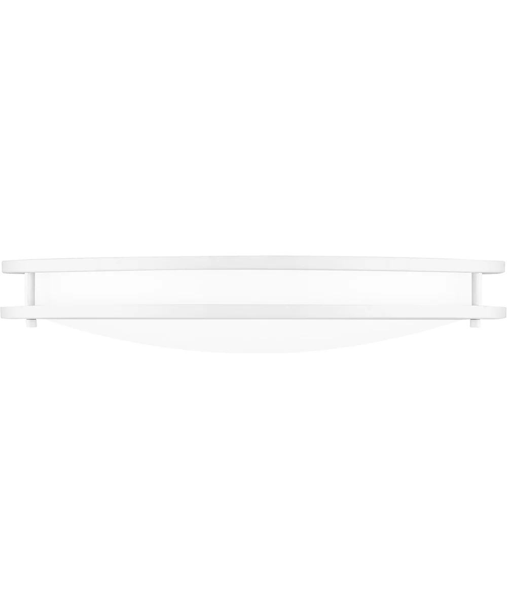 Euclid Semi Flush Mount White Lustre - Image 4