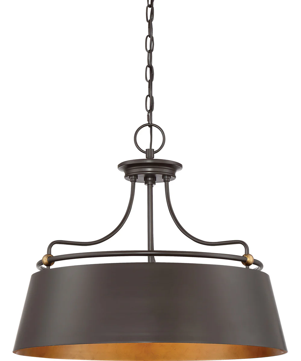 Fairview 4-light Pendant Western Bronze - Image 2