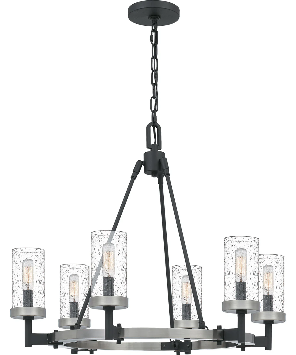 Fallon 6-light Chandelier Earth Black - Image 2
