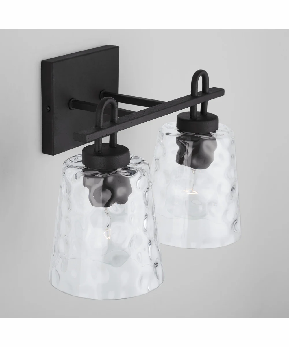 Fenton 2-Light Vanity Black Iron - Image 2