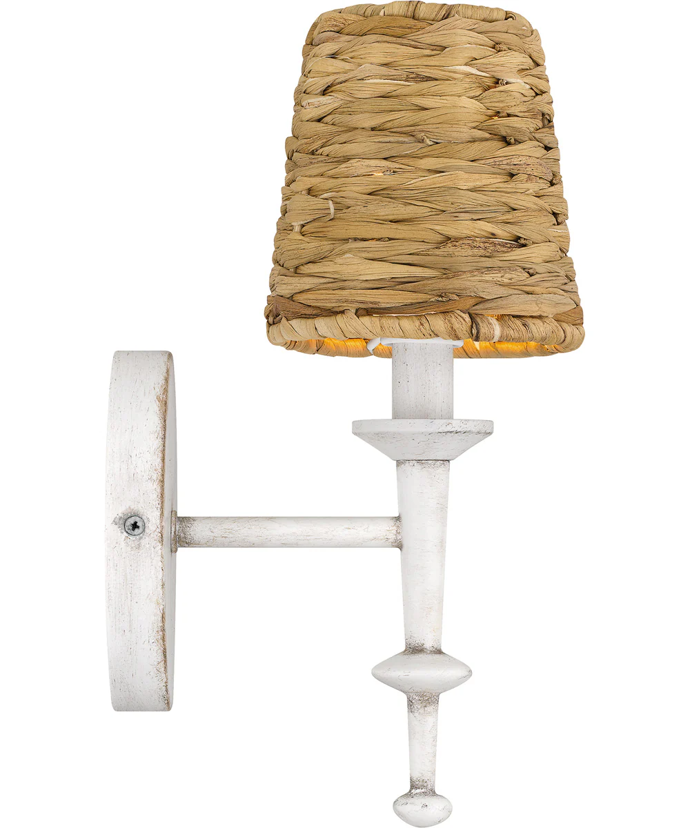 Flannery Small 1-light Wall Sconce Antique White - Image 4