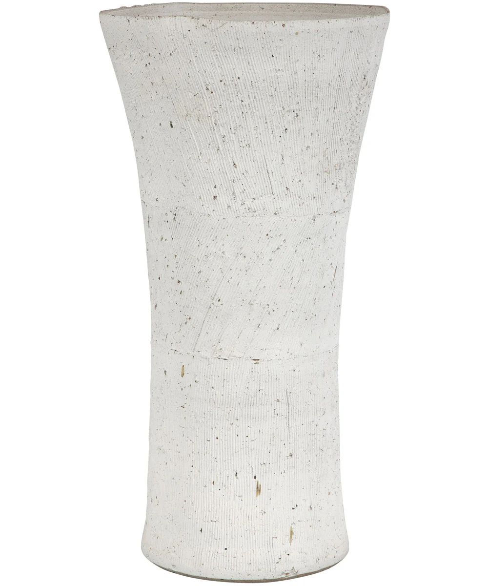 Floreana Tall White Vase - Image 4